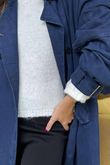 Mercer Soft Twill Trench Navy /20 =